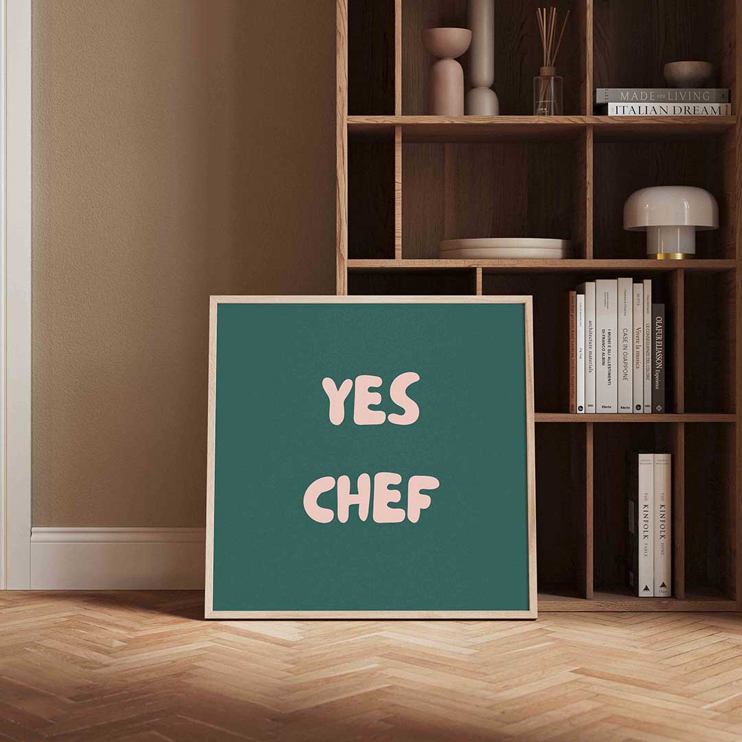 Yes chef Poster