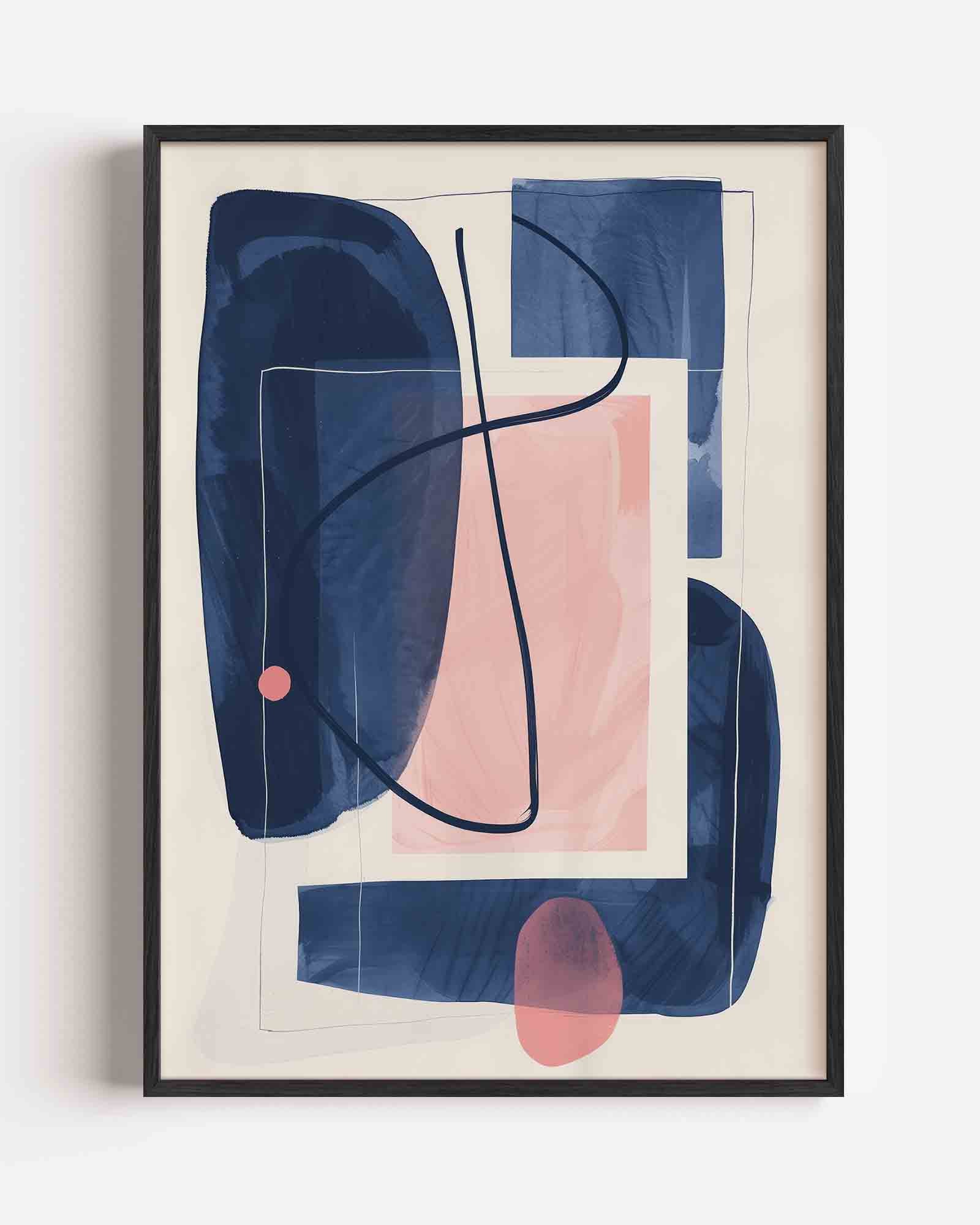 Abstracte vormen Poster
