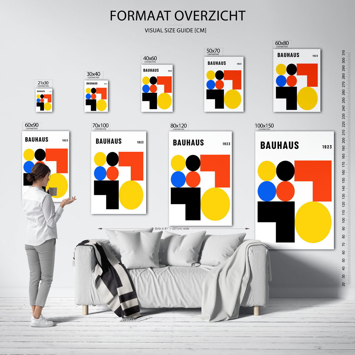 Vormen en vlakkenspel Poster