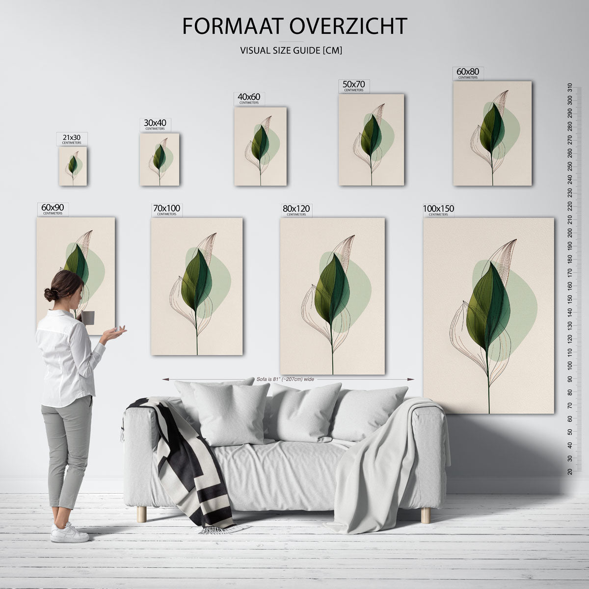 Groene bladeren Poster