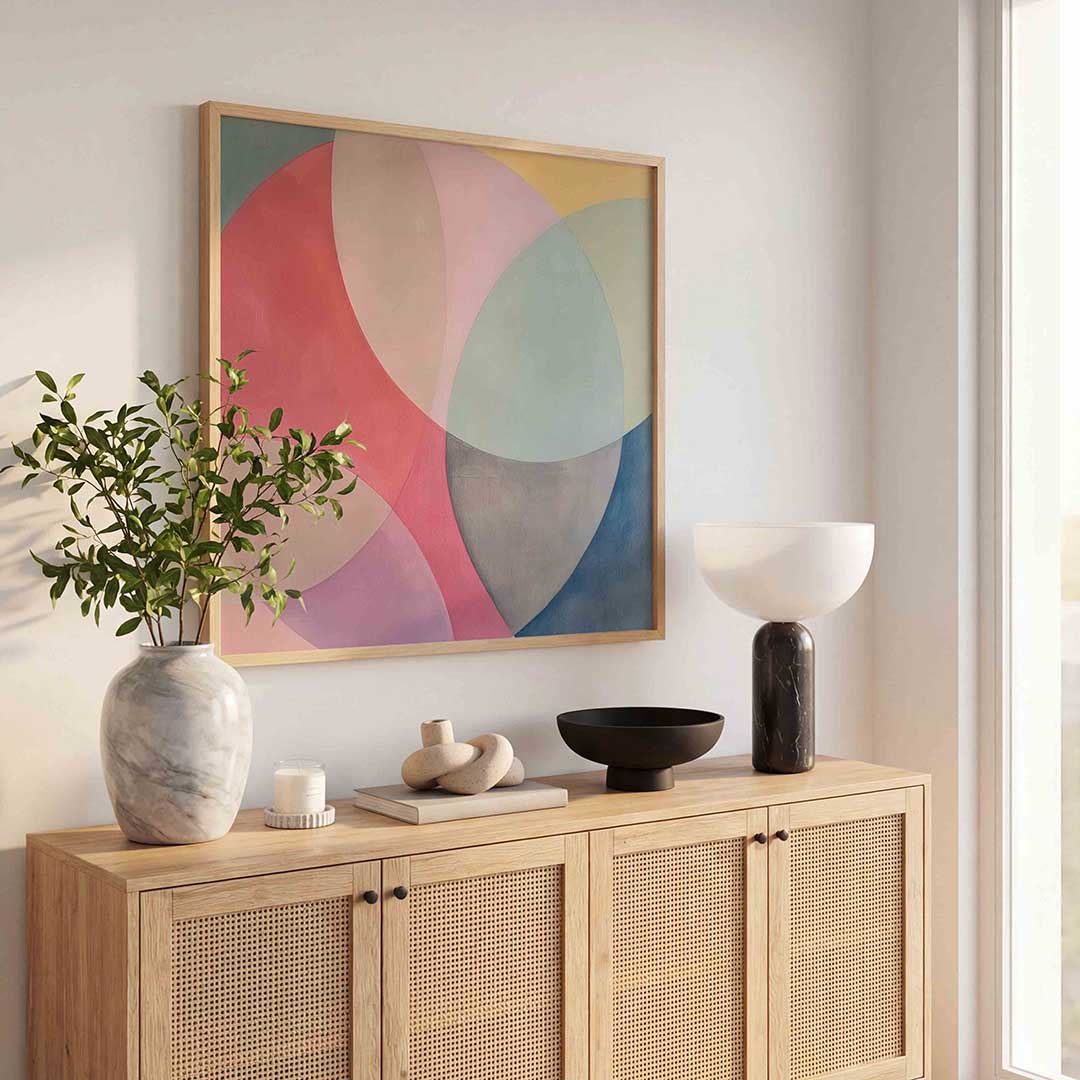 Abstracte vormen Poster