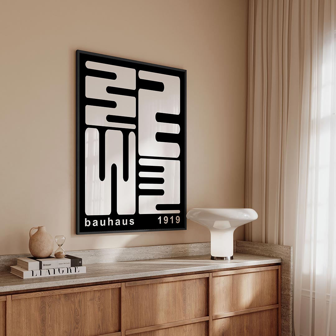 Lijnen en vlakken Poster