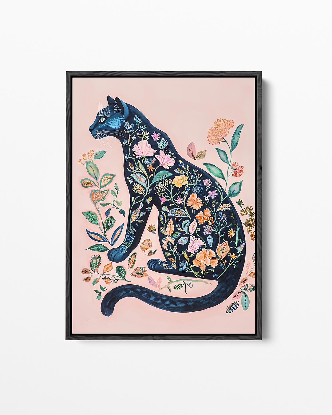 Bloemenkat Kunstwerk