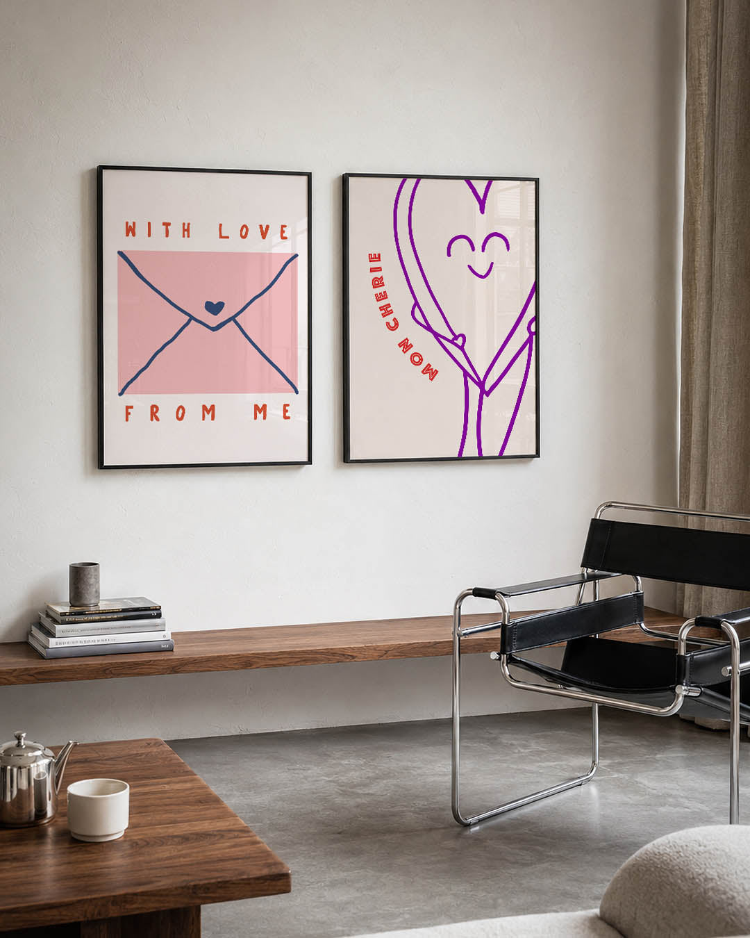 Liefdevolle brief Posterset