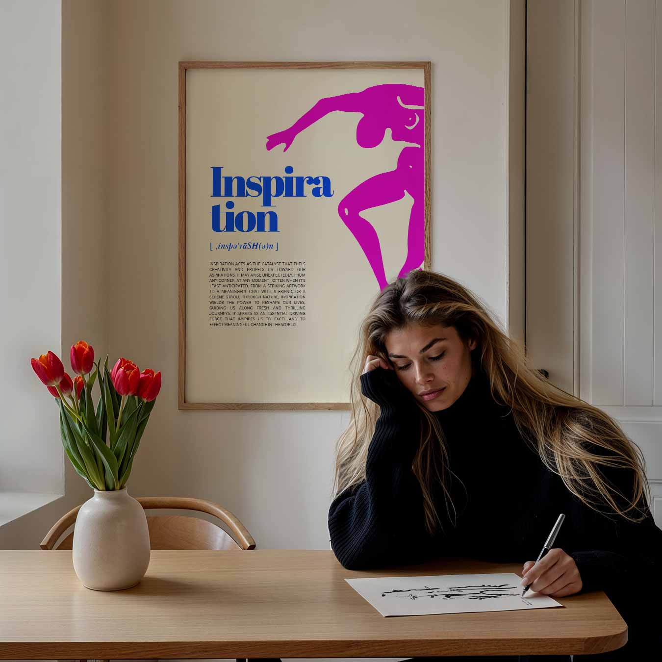 Inspiratie in Beweging Poster-WallArtistic