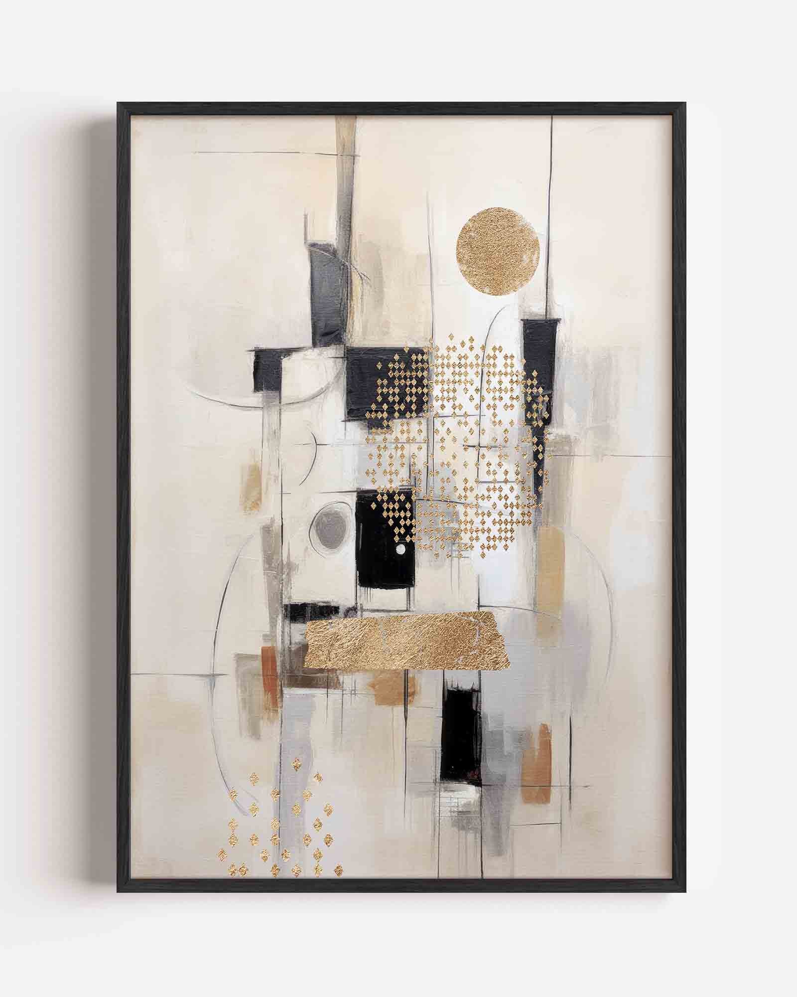 Abstracte vormen Poster