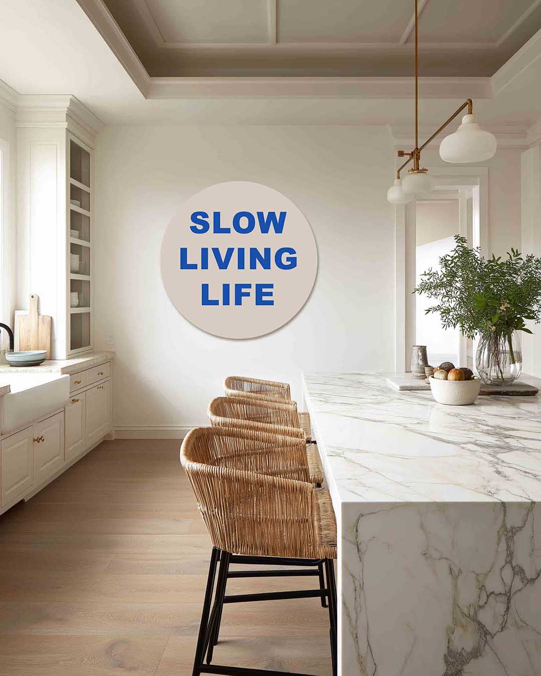 Slow living life Muurcirkel
