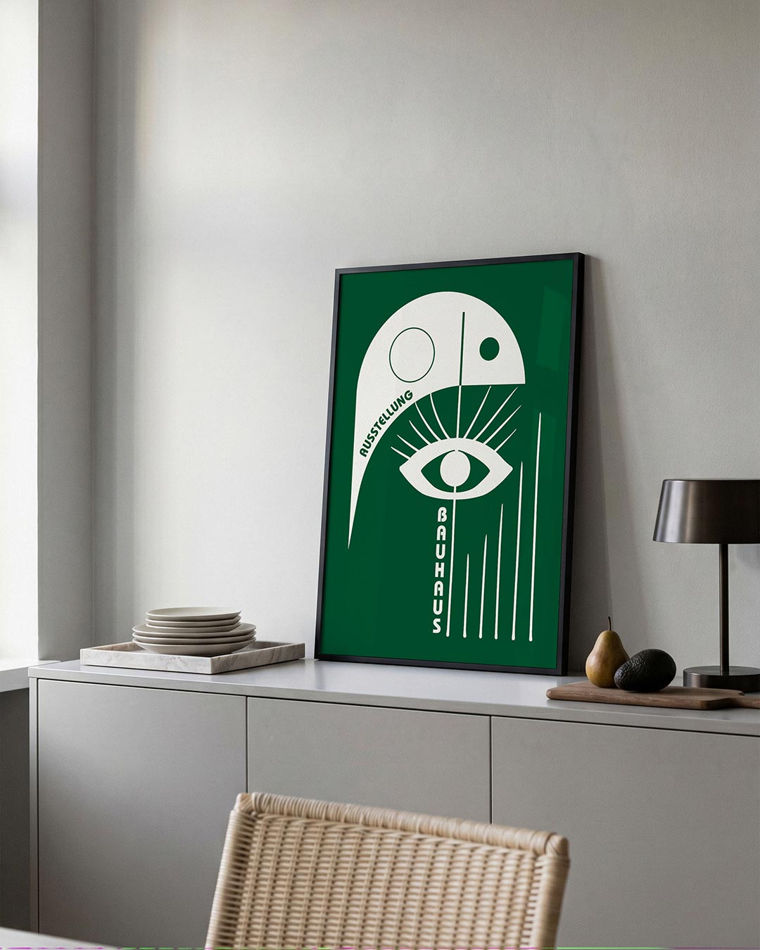 Oog en lijnen Poster