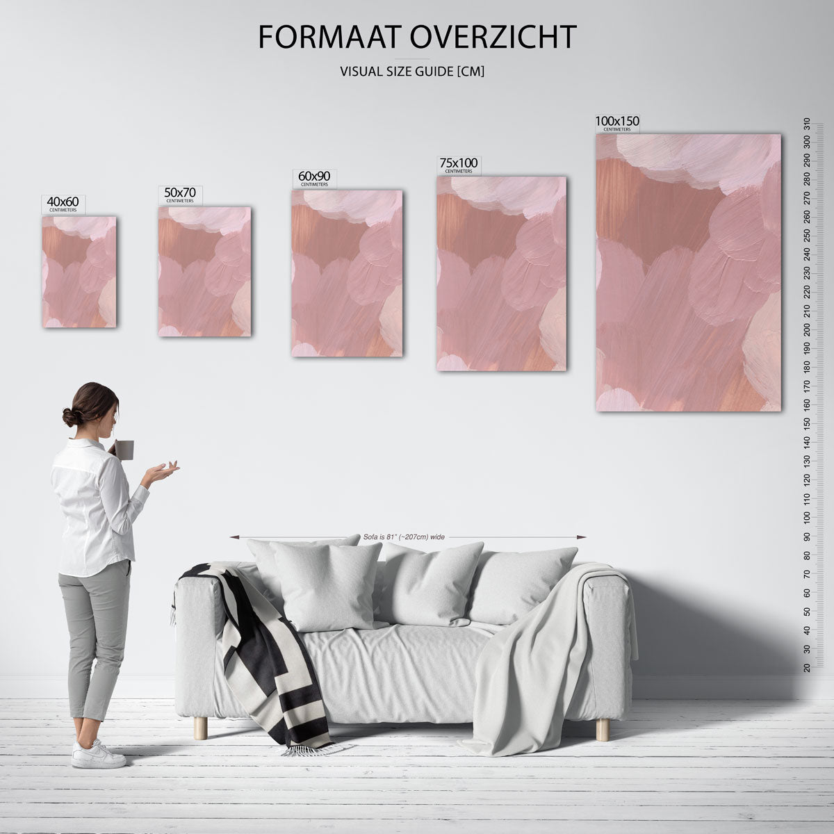 Zachte borstelstreken Kunstwerk