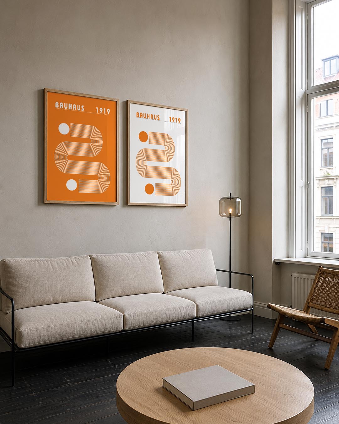 Lijnen en cirkelspel Posterset