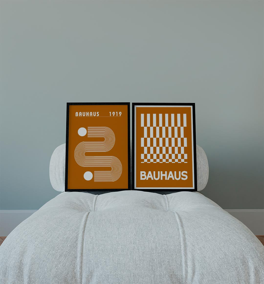 Lijnen en vlakkenspel Posterset