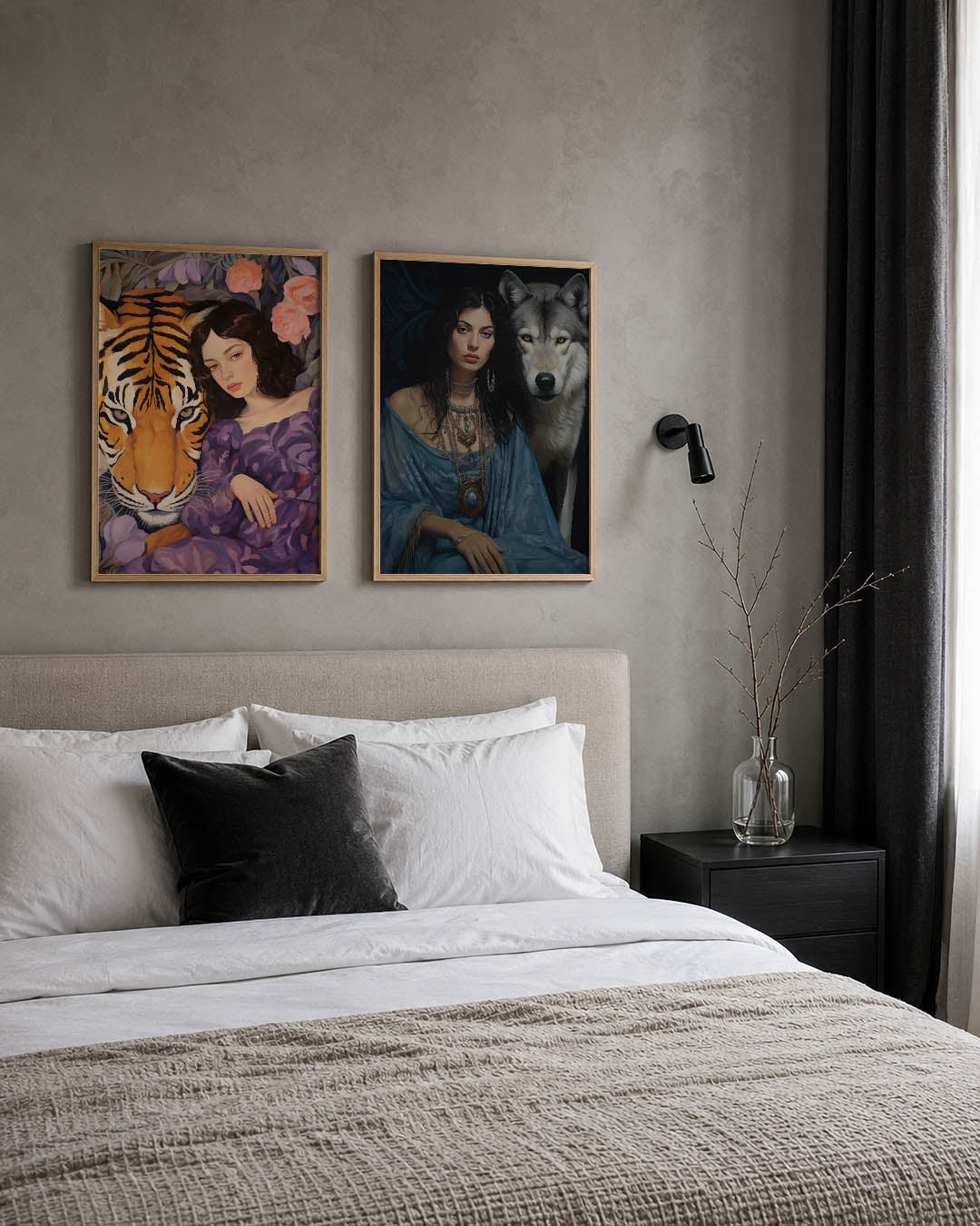 Dier en mens harmonie Posterset