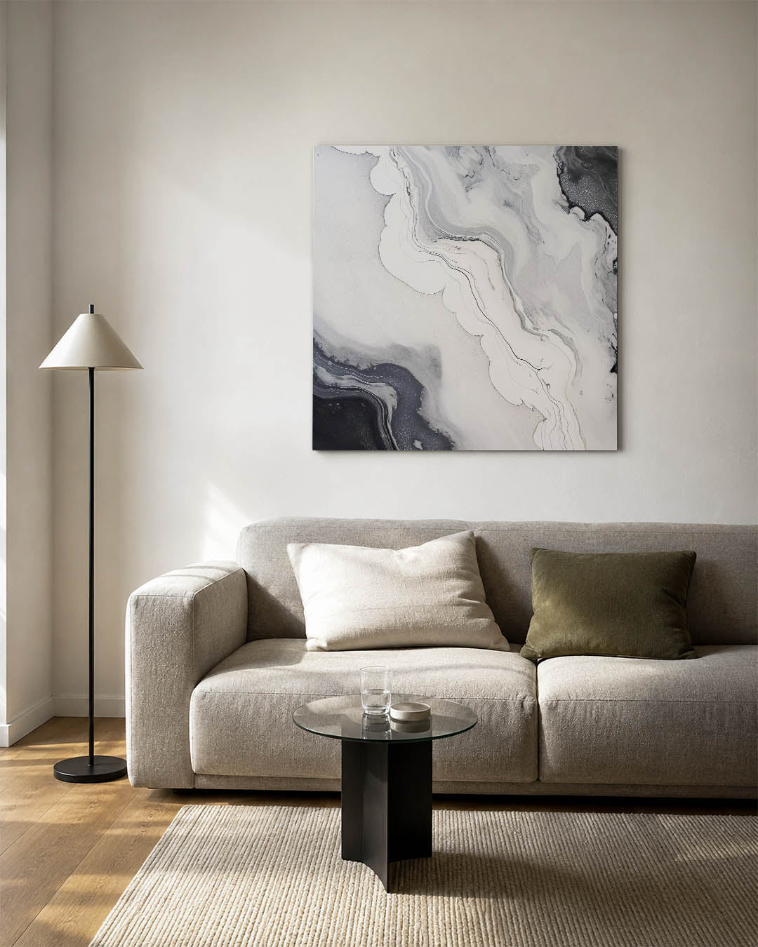 Golvende lijnen Kunstwerk