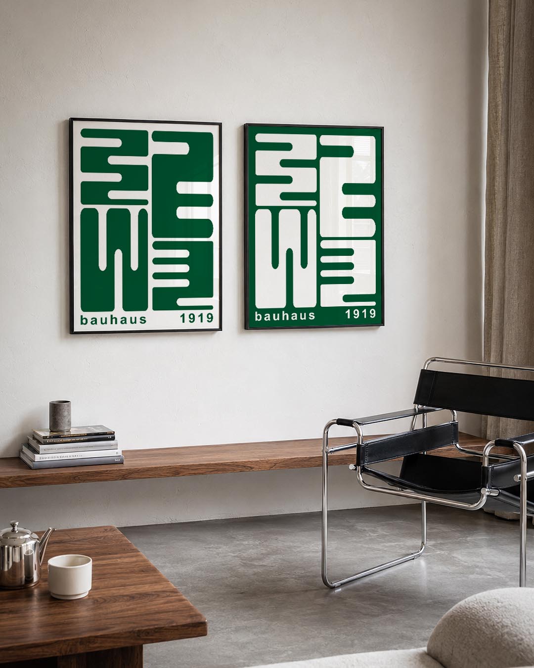 Vorm en lijnenspel Posterset
