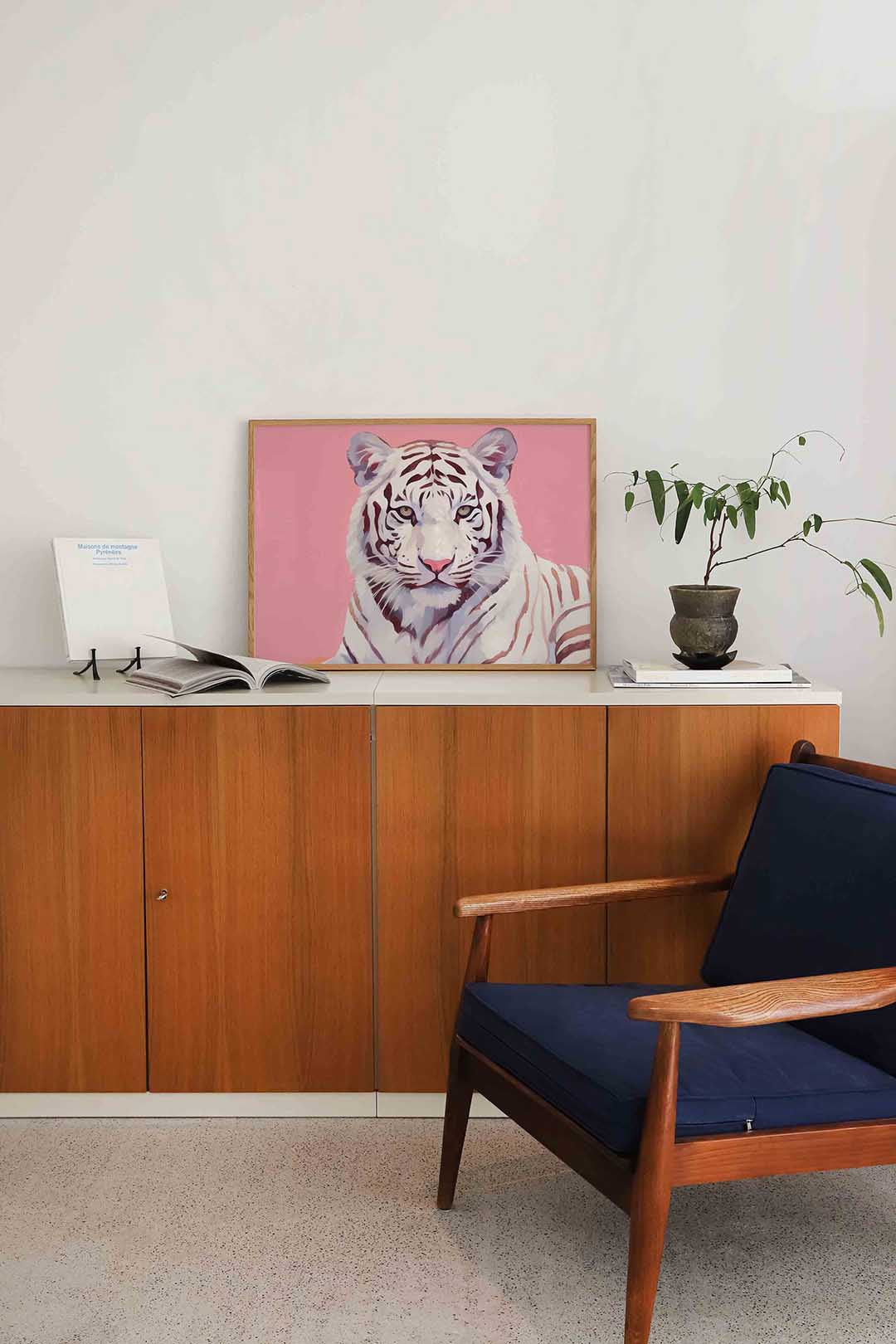 Witte tijger Poster