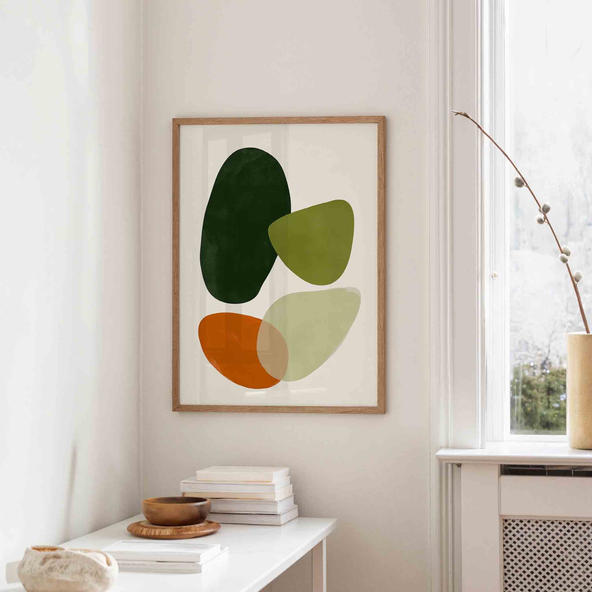 Abstracte vormen Poster