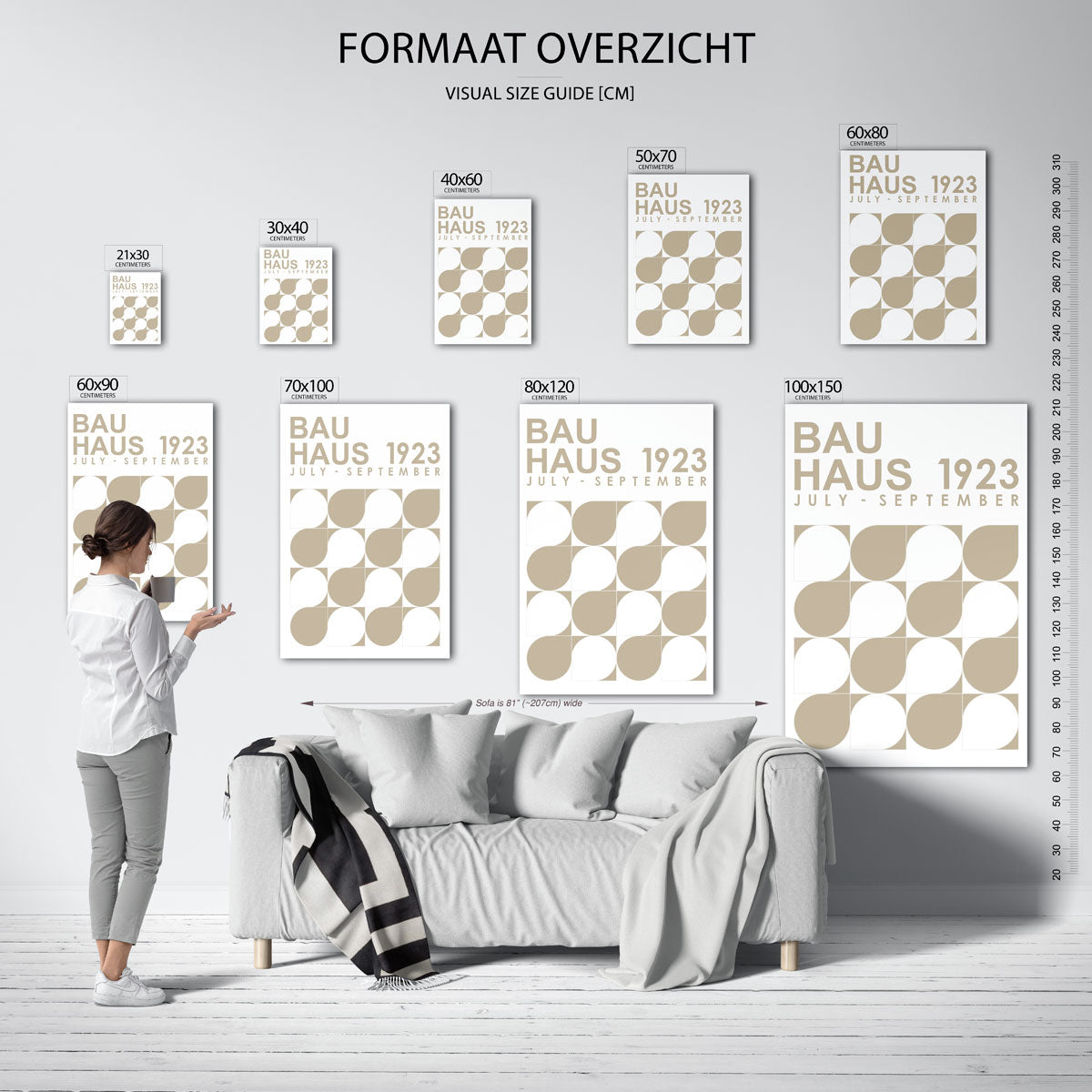 Vormen en vlakken Poster