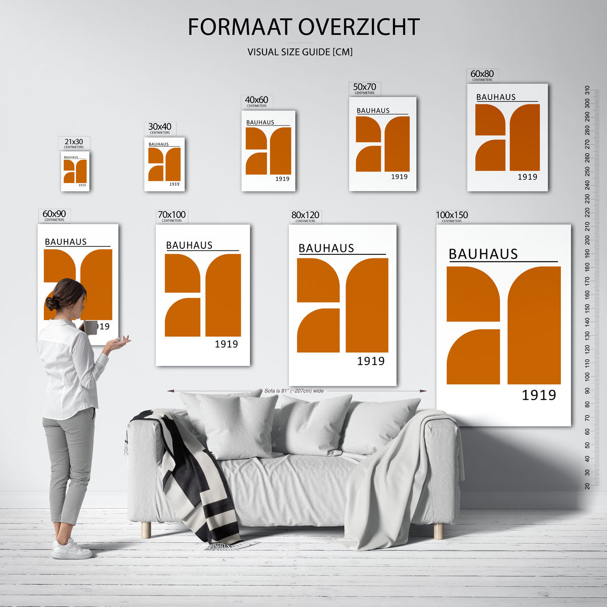 Vorm en kleur Poster
