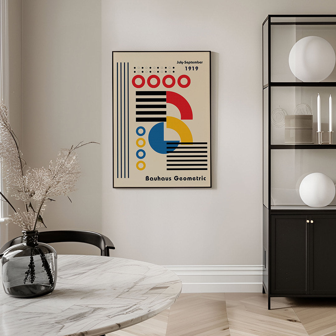 Vorm en kleur Poster