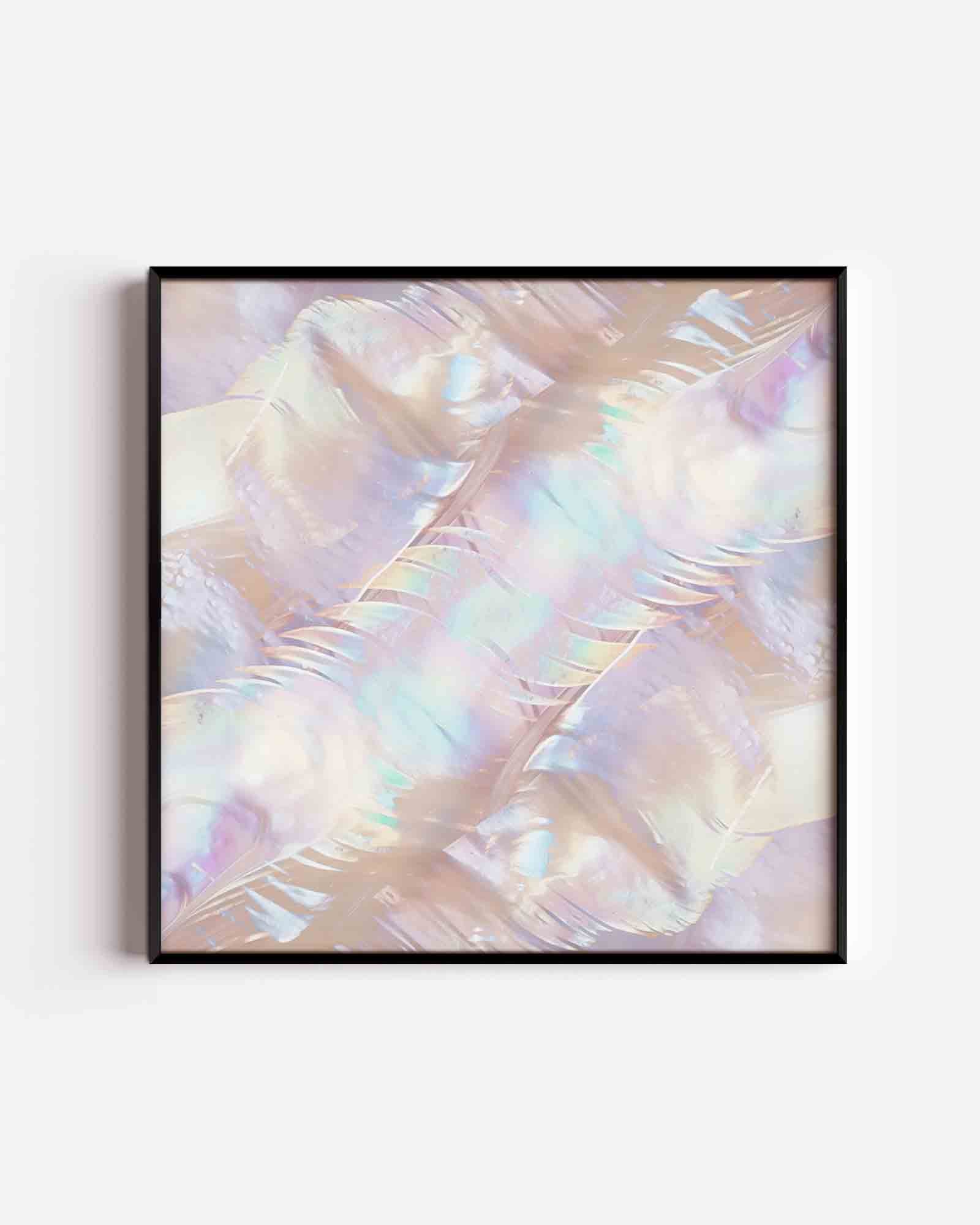 Pastel abstractie Poster