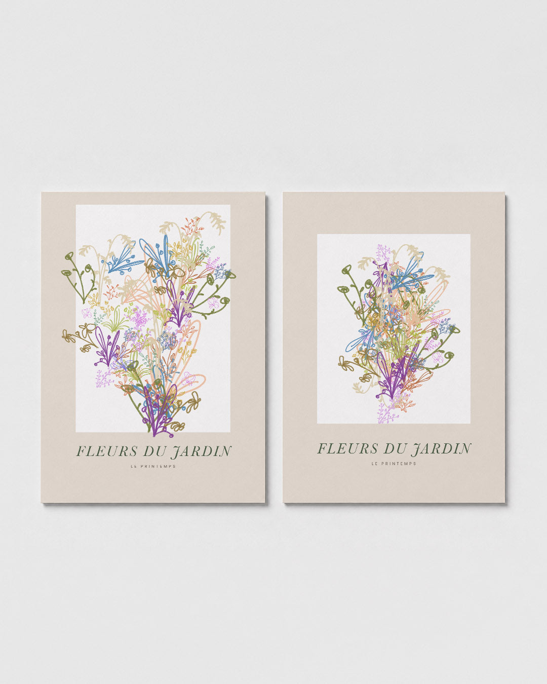 Bloemenexplosie Posterset