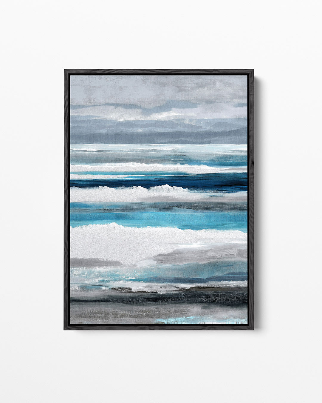 Horizontale kleurenlagen Kunstwerk