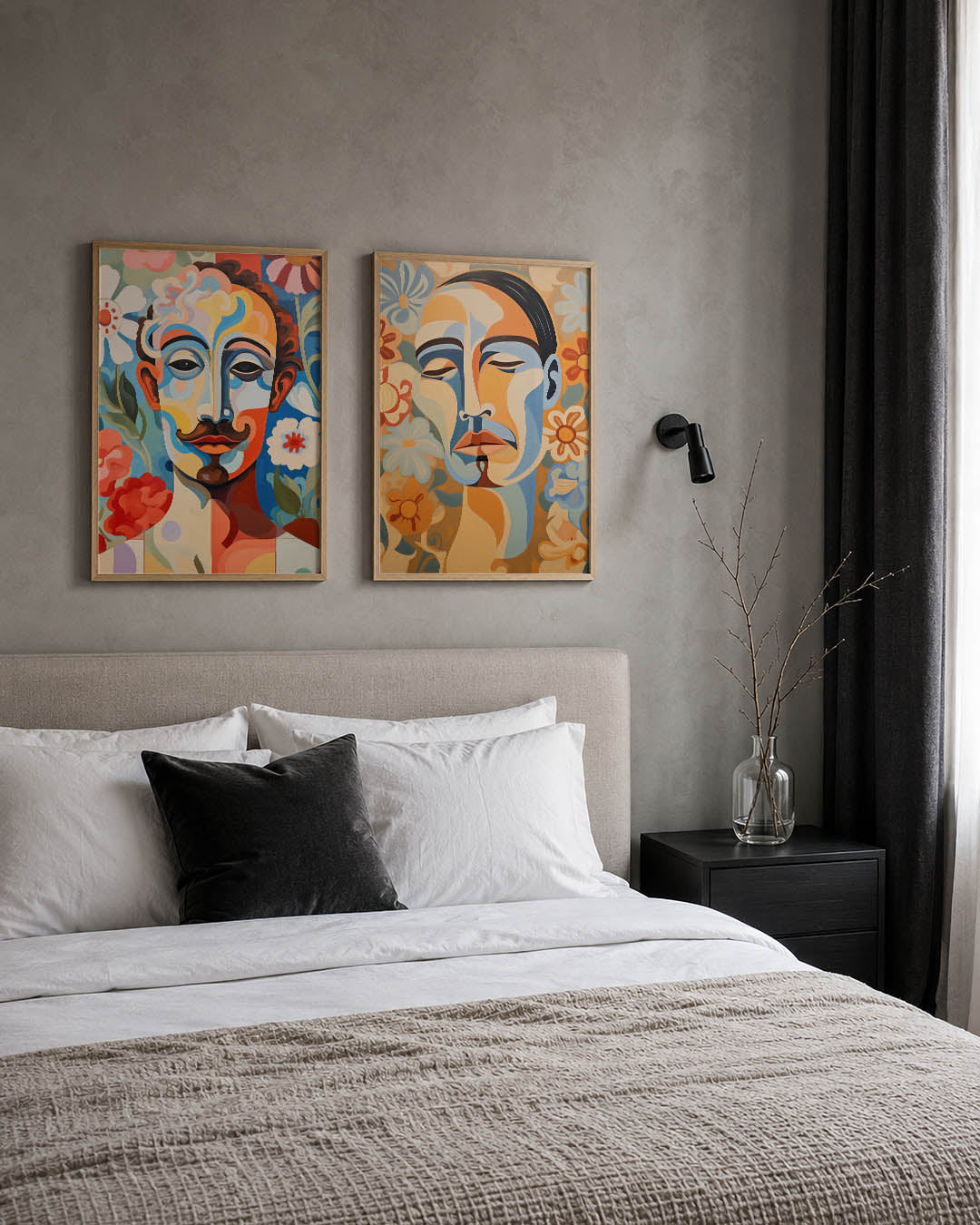Vorm en kleurenspel Posterset
