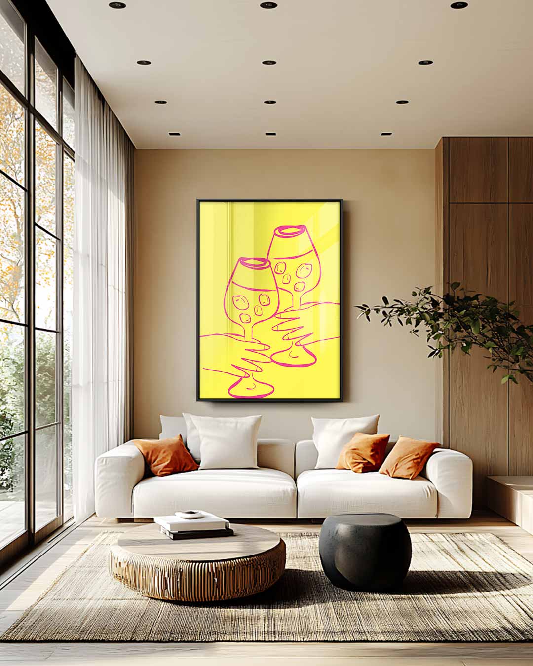 Cheers in Kleur Kunstwerk-canvas-dibond-plexiglas-wanddecoratie-WallArtistic