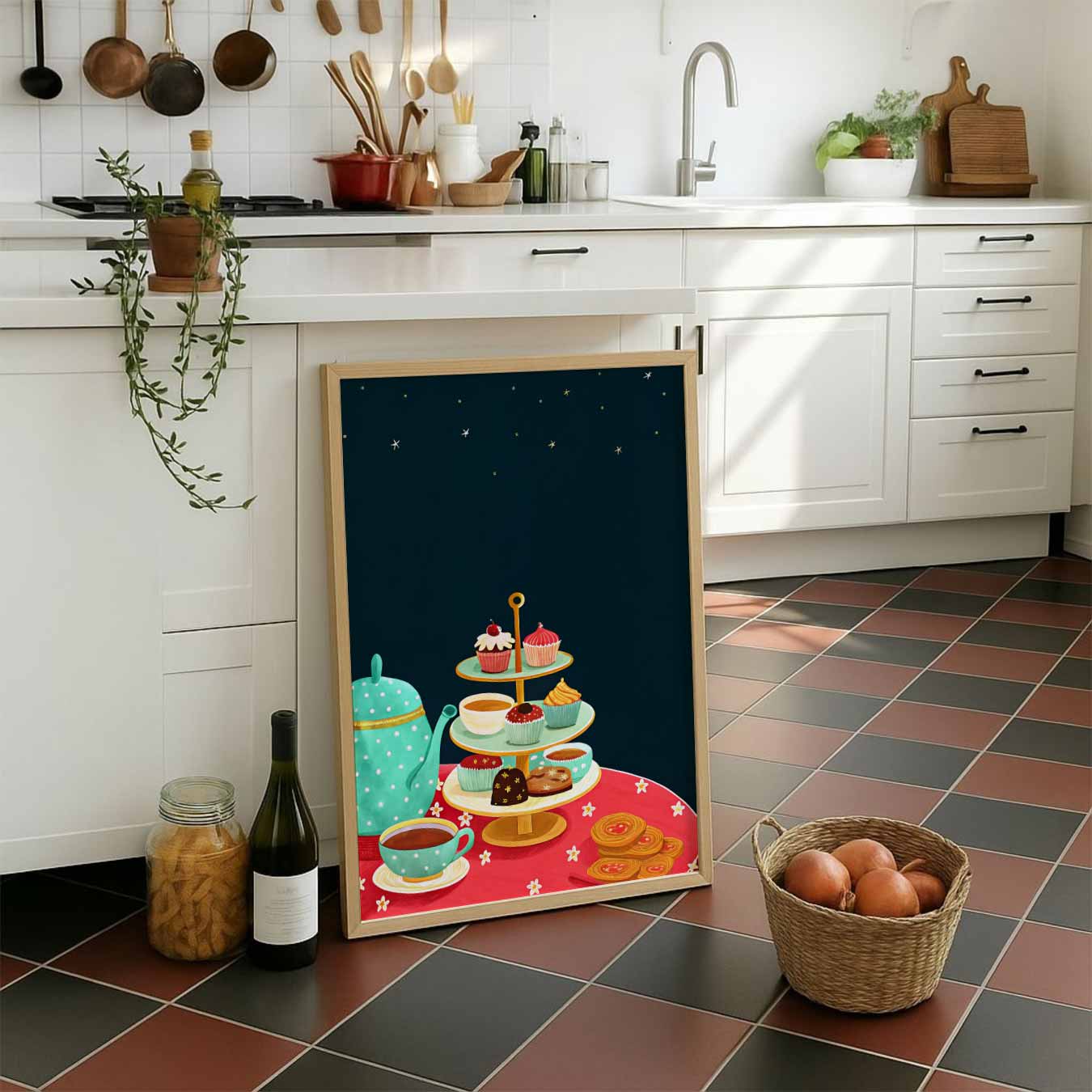 Sfeervolle High Tea Poster-WallArtistic