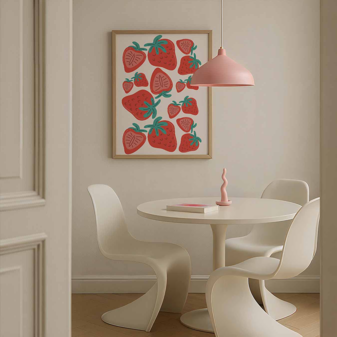 Lieve Aardbeien Poster-WallArtistic