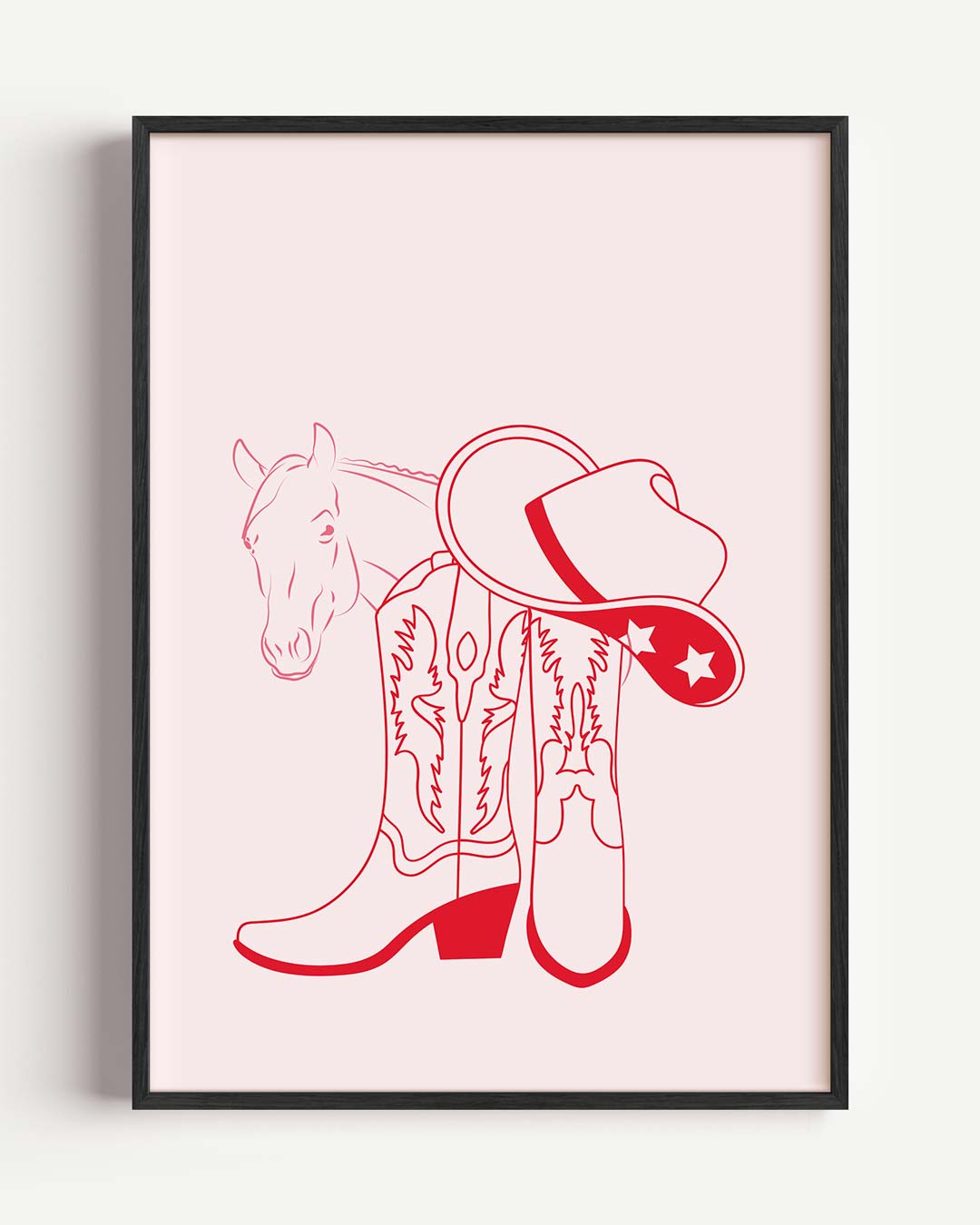 Cowboy Chic Poster-WallArtistic