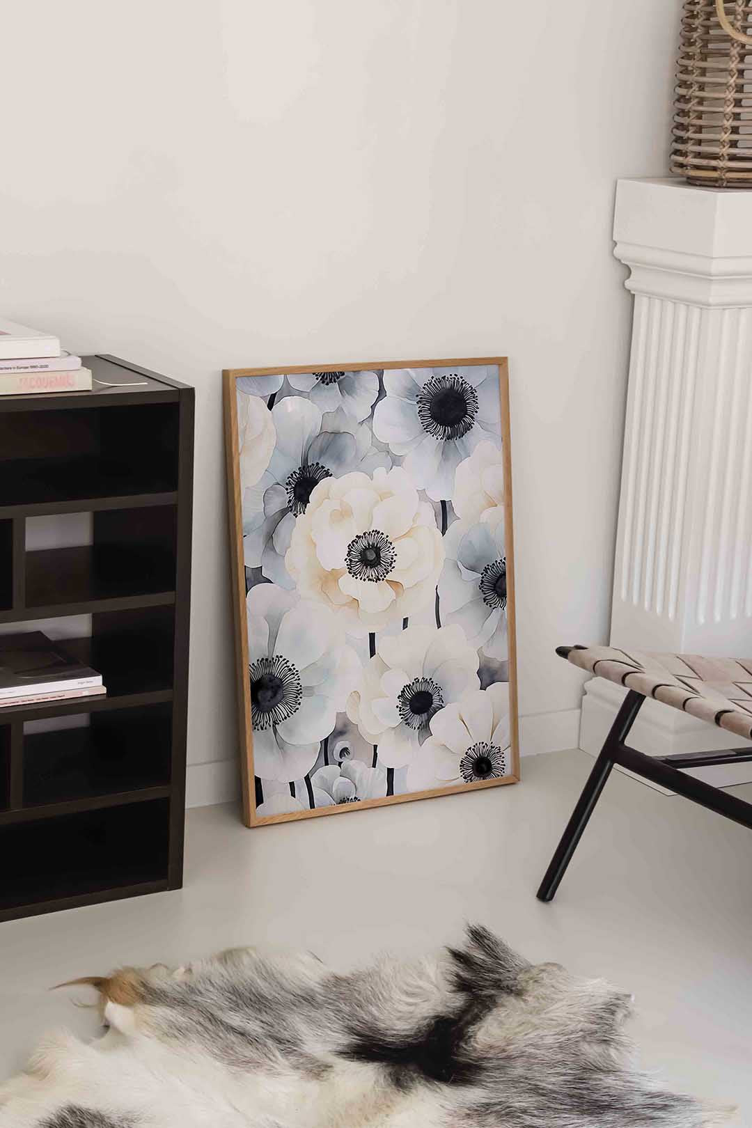 Bloemen in zachte tinten Poster