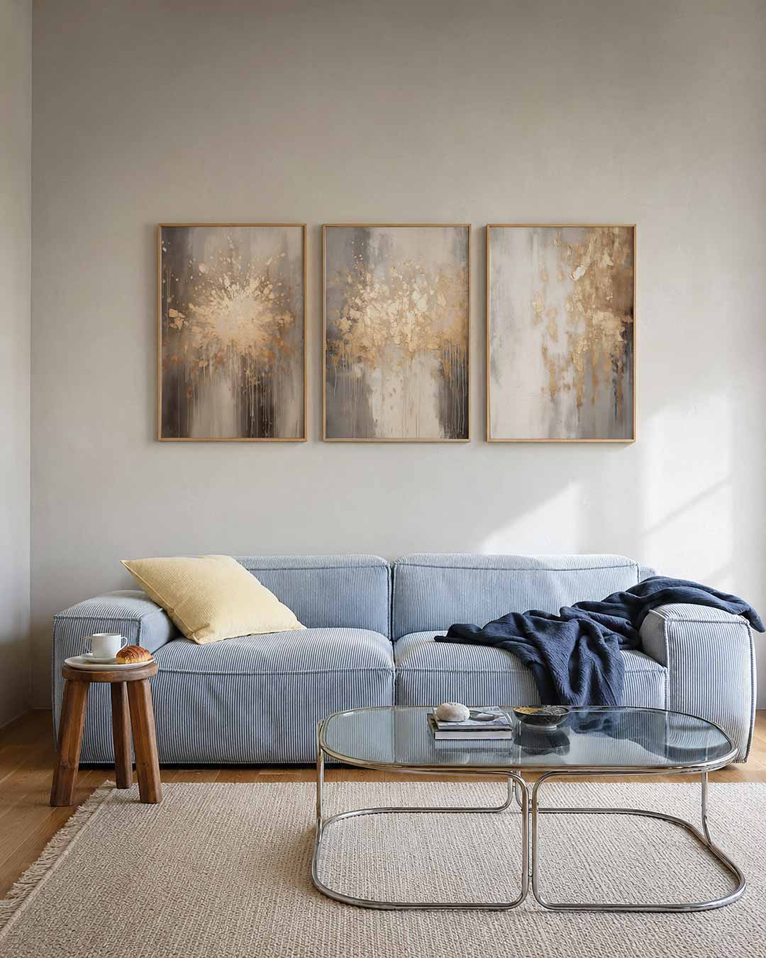 Gouden spatexplosie Posterset