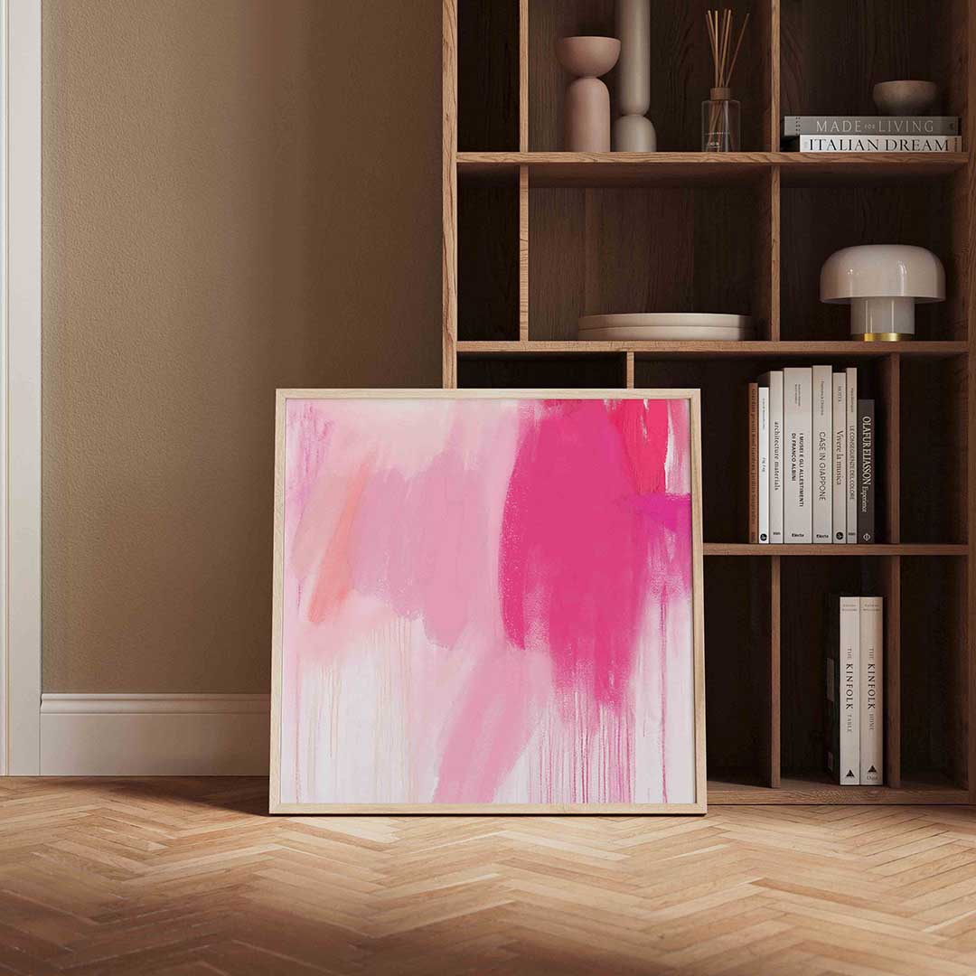 Roze tinten Poster