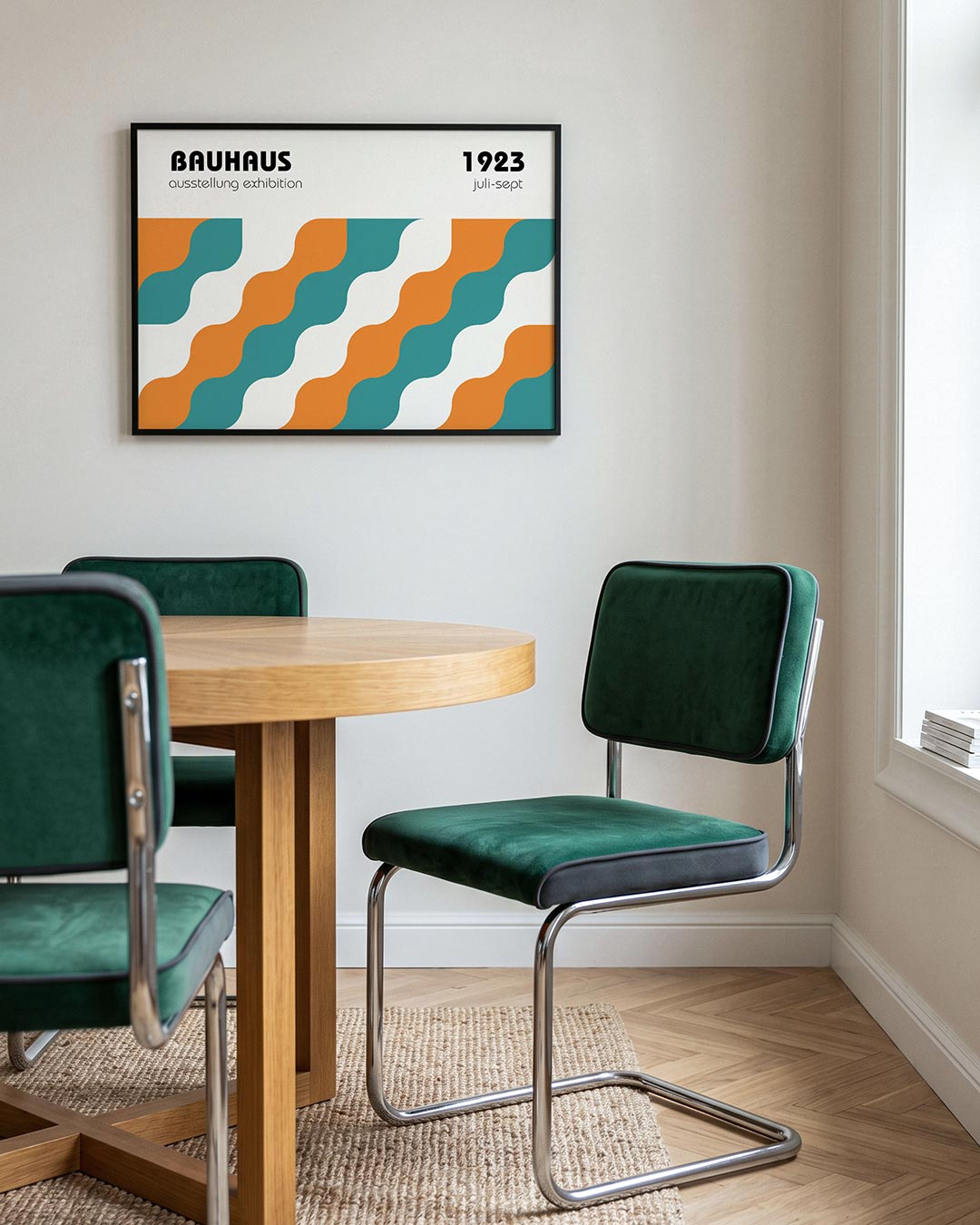 Golvend lijnenspel Poster