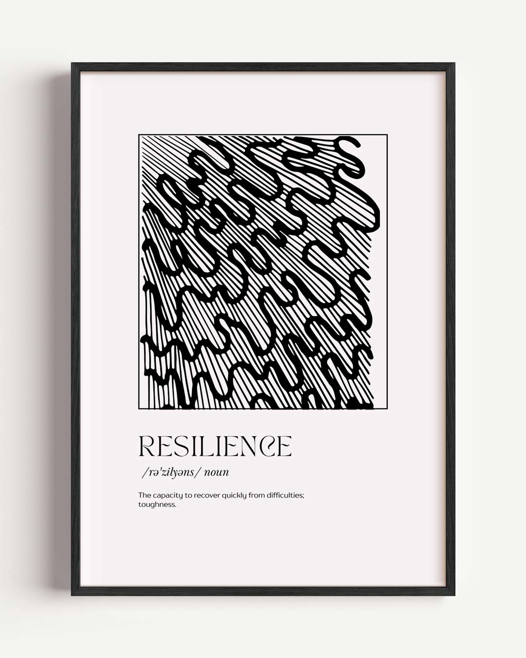 Veerkracht Inspiratie Poster-WallArtistic