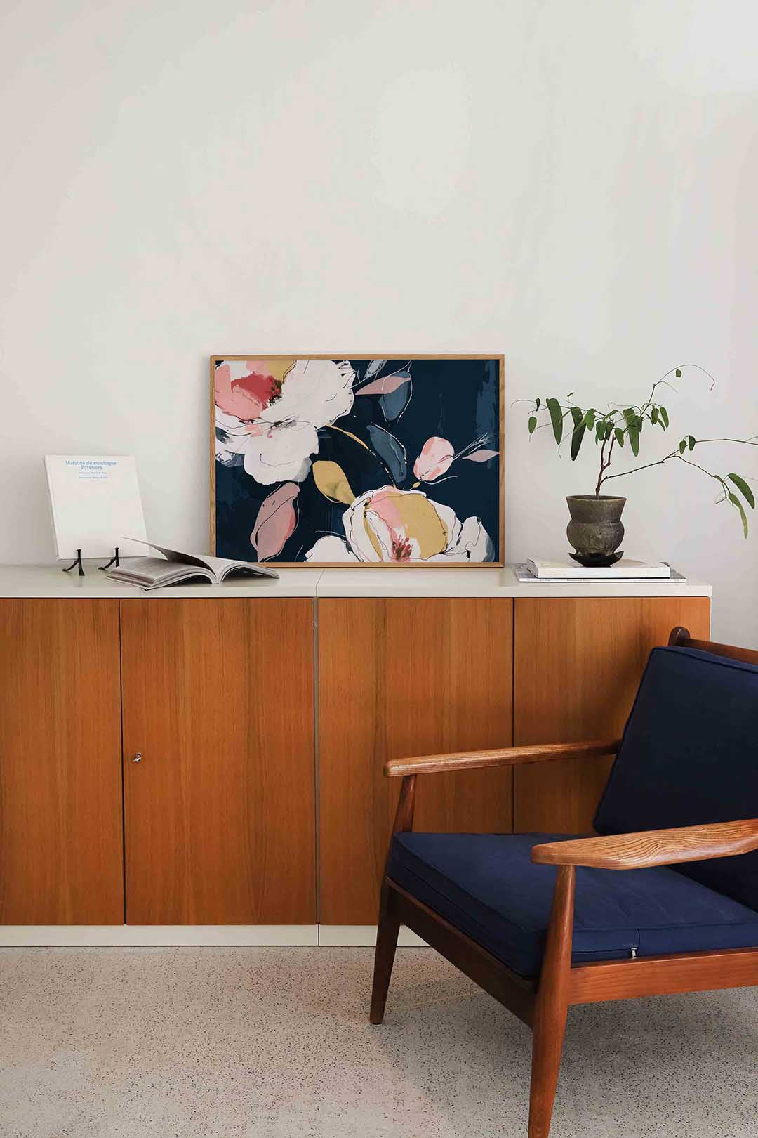 Bloemen en bladeren Poster