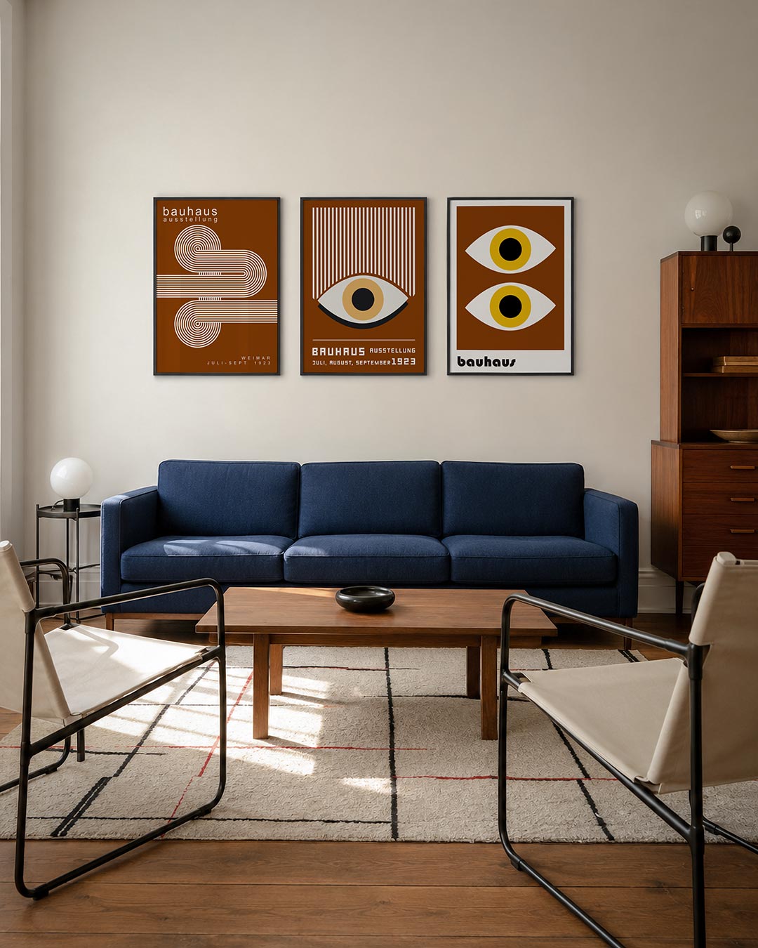 Lijnen en vlakkenspel Posterset