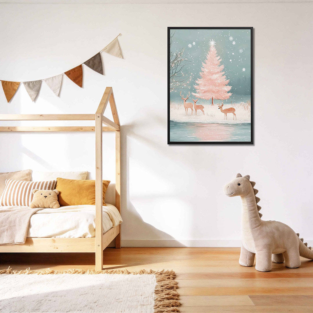 Winterlandschap Kunstwerk