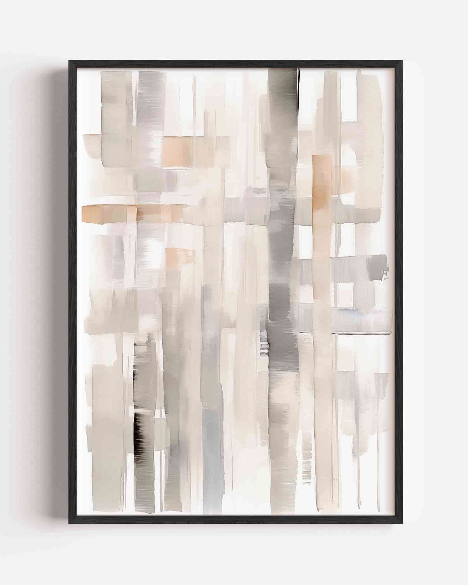 Abstracte lijnen Poster