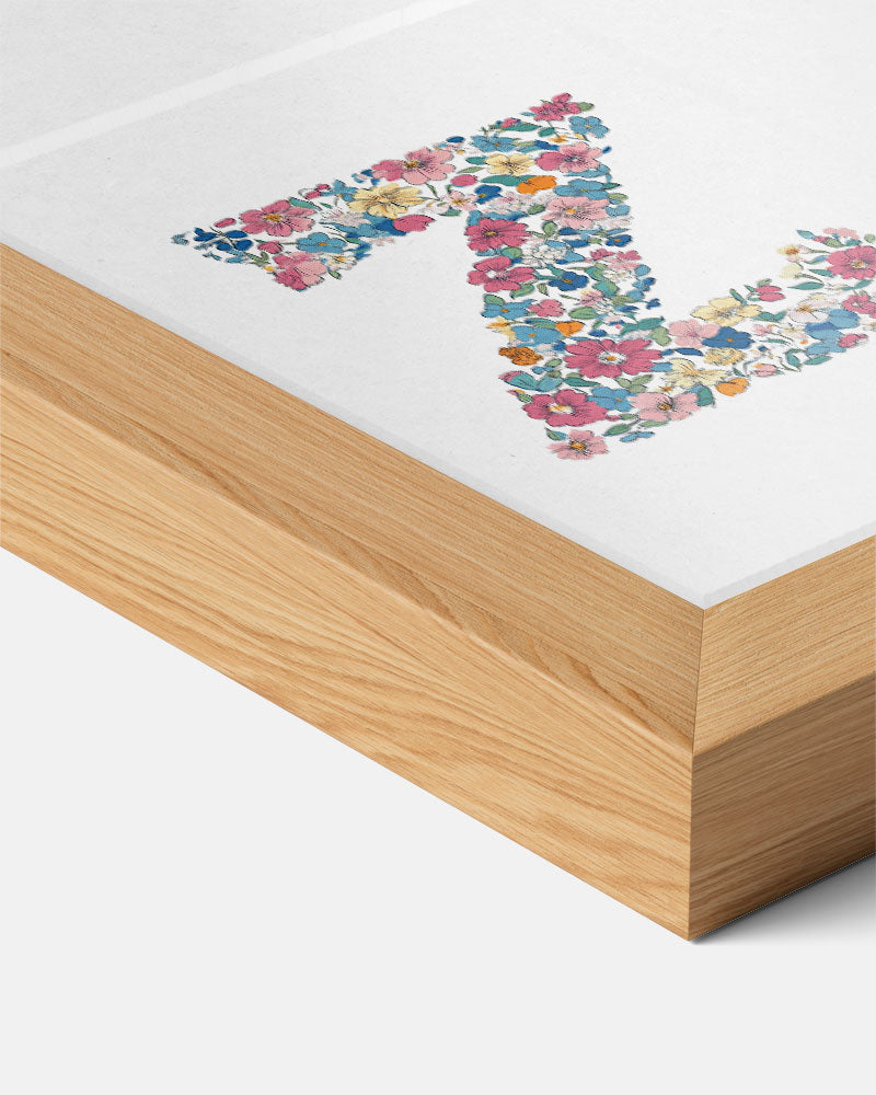 Bloemenpracht Letter Z Poster-WallArtistic