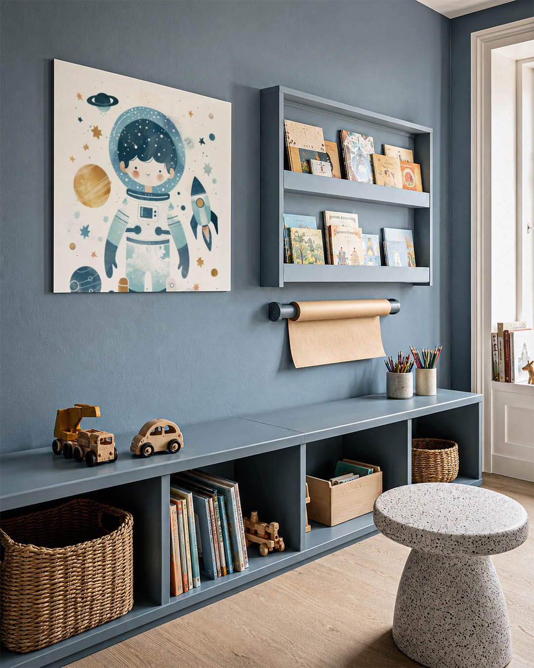 Speelse ruimte illustratie Kunstwerk