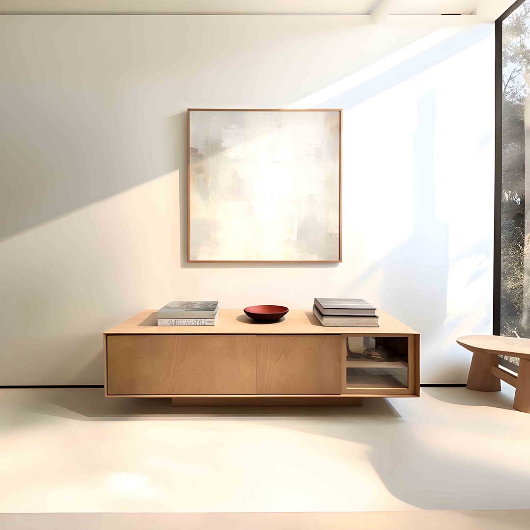Abstracte beige textuur Poster