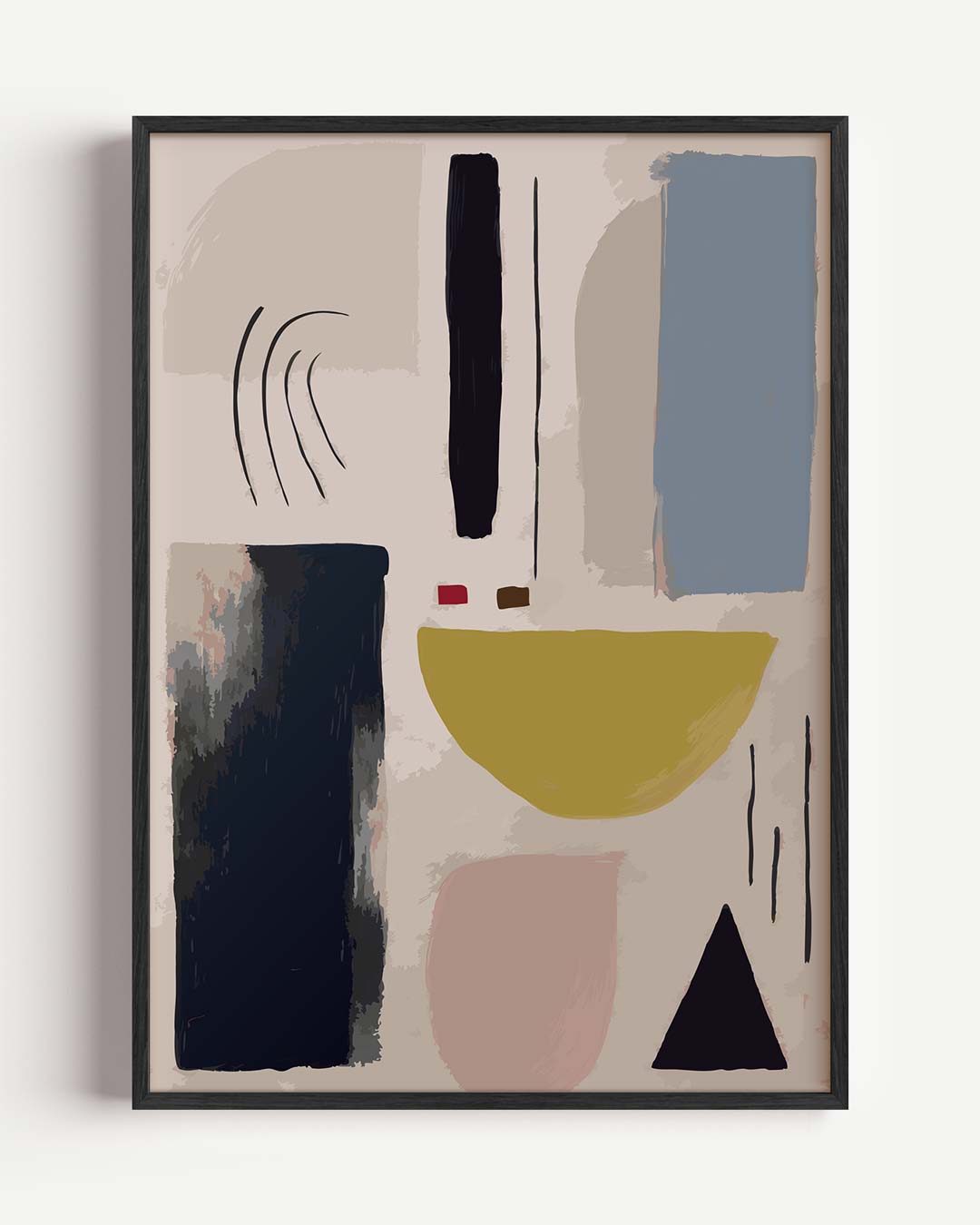 Moderne Abstracte Kunstposter-WallArtistic