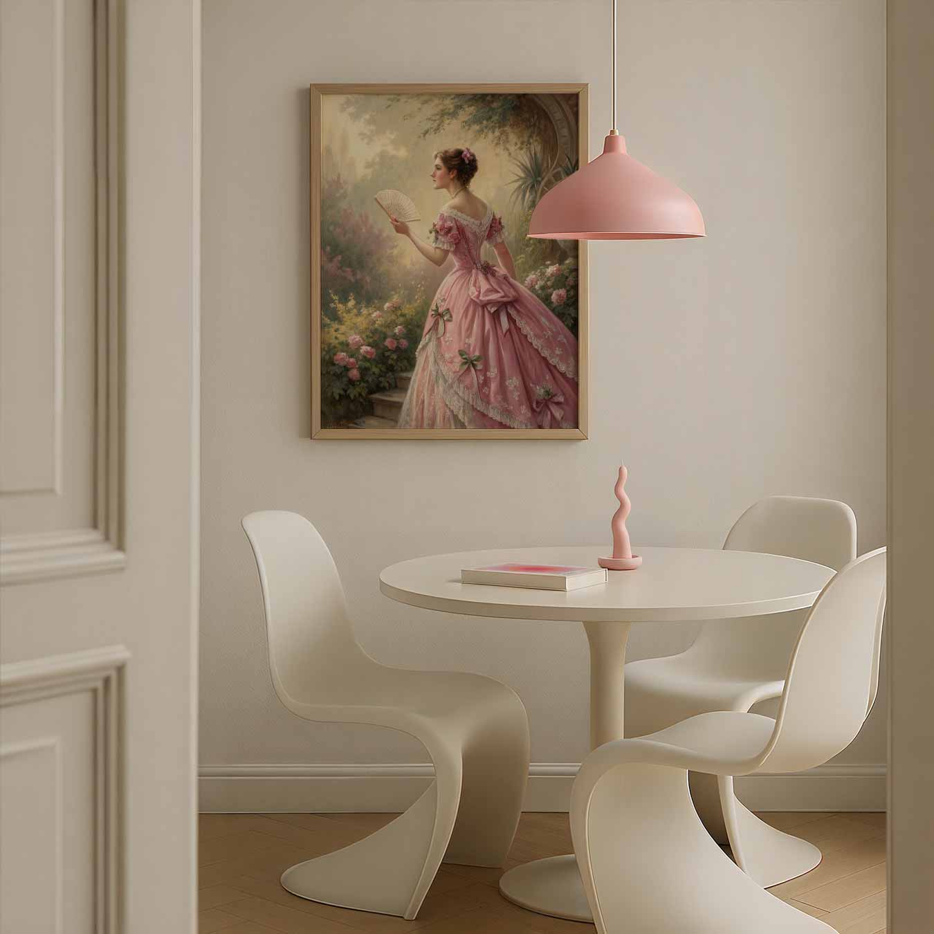 Elegante Victoriaanse Dame Poster-WallArtistic