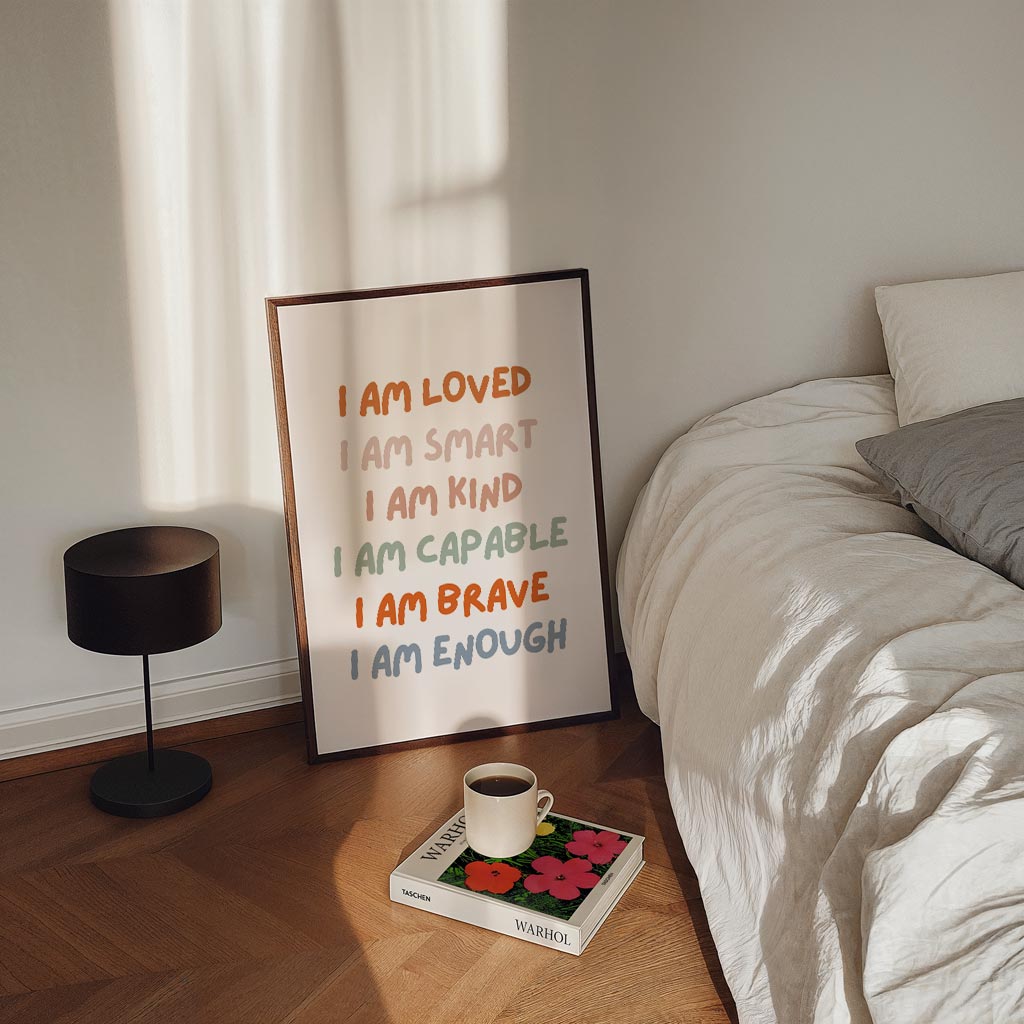 Inspirerende Dagelijkse Mantra Poster-WallArtistic