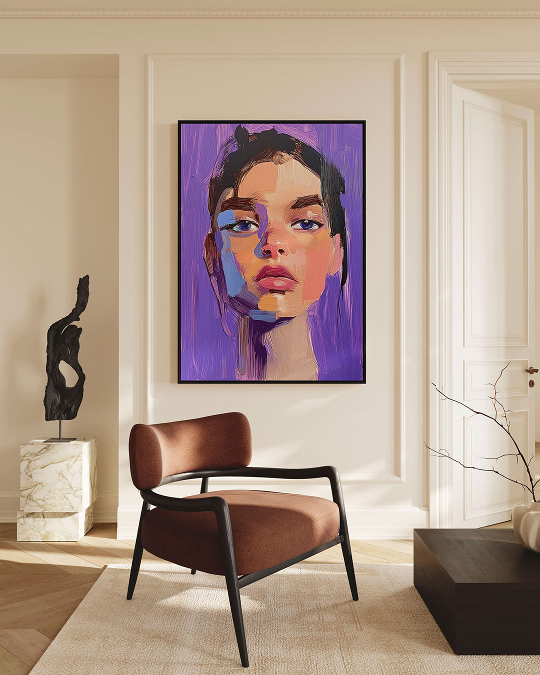 Portretstudie Kunstwerk