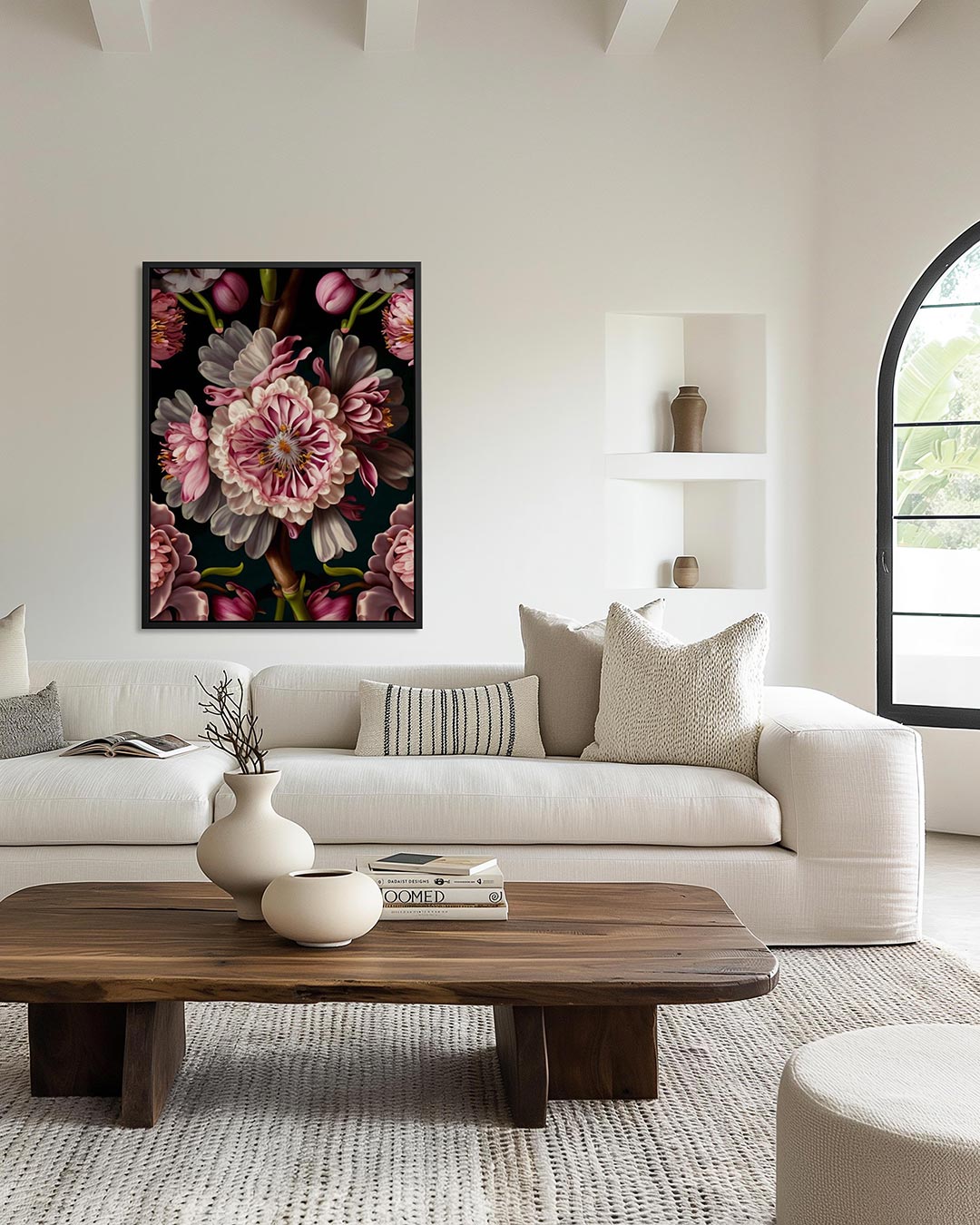 Bloemrijke harmonie Kunstwerk