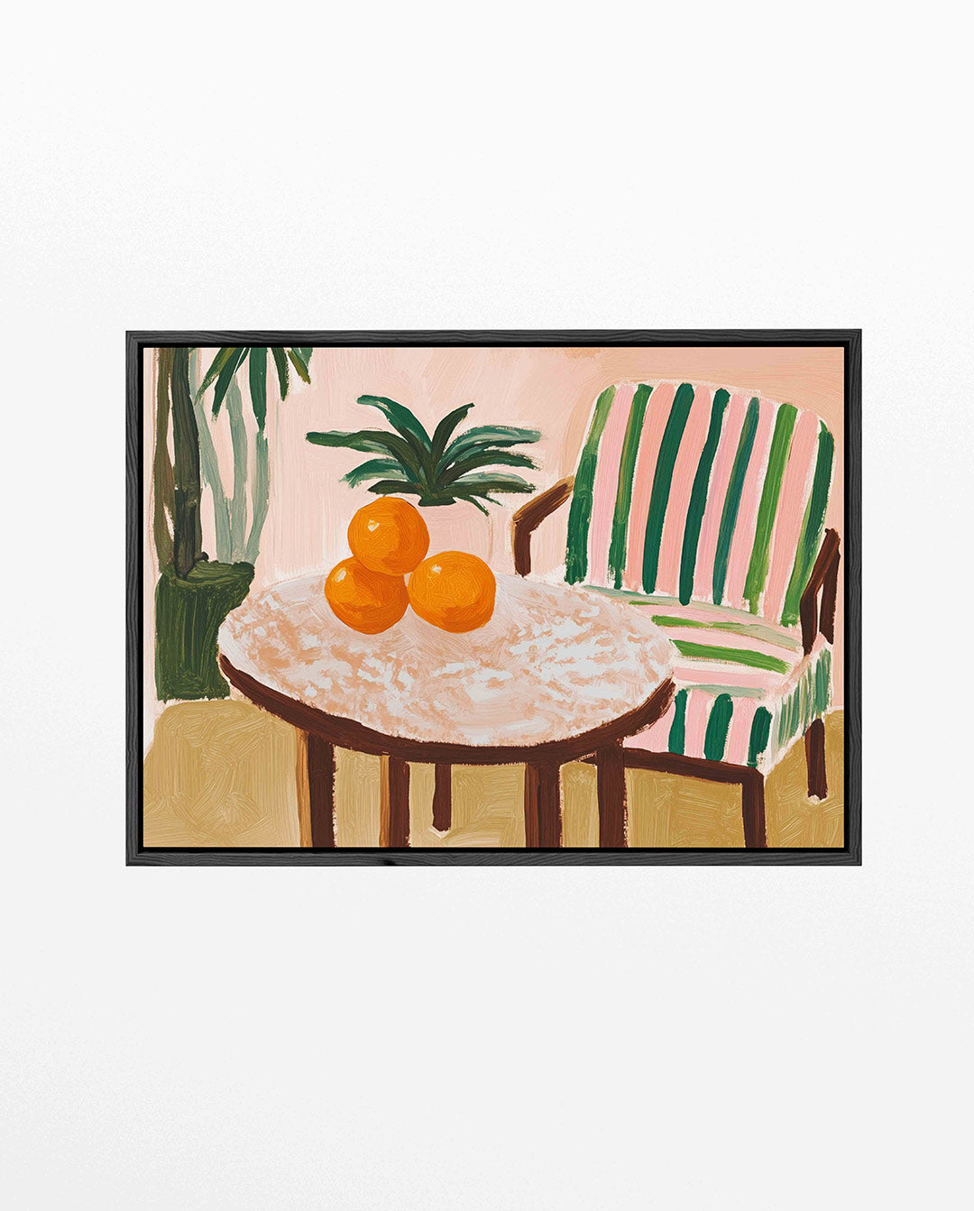 Interieur met fruit Kunstwerk