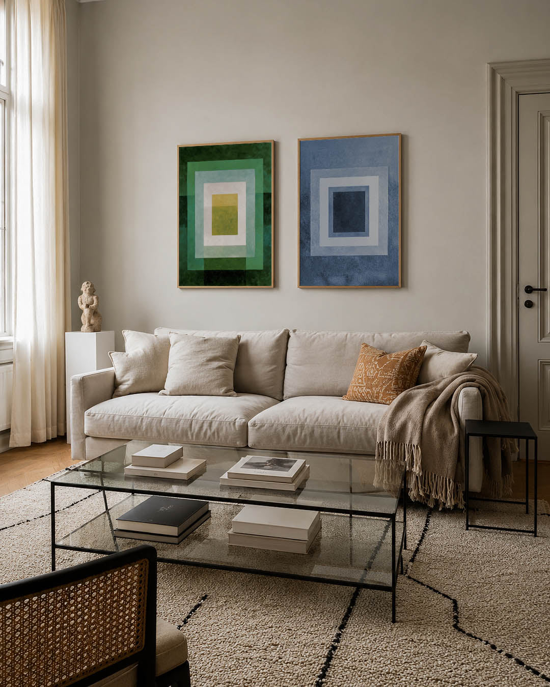 Groene lagen Posterset